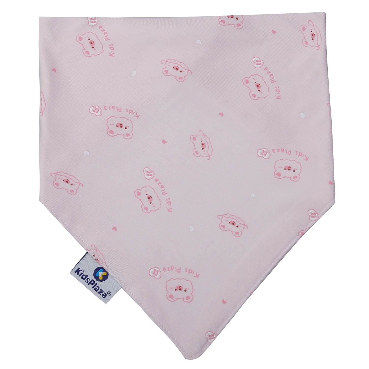 Set 2 yếm tam giác KidsPlaza TM24.8 (Hồng)