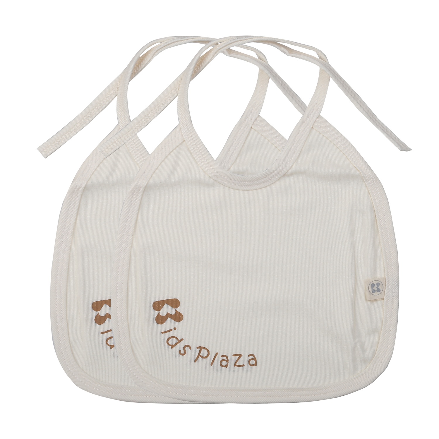 Set 2 yếm vuông KidsPlaza in chữ TM24 (Be)