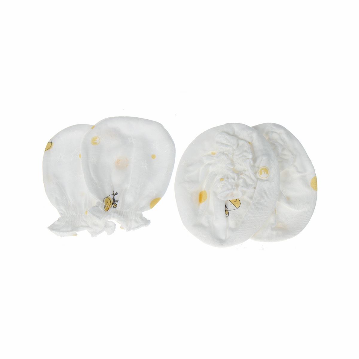 Set bao tay chân Mamago Twikle Star (Trắng) ND20H hình 1