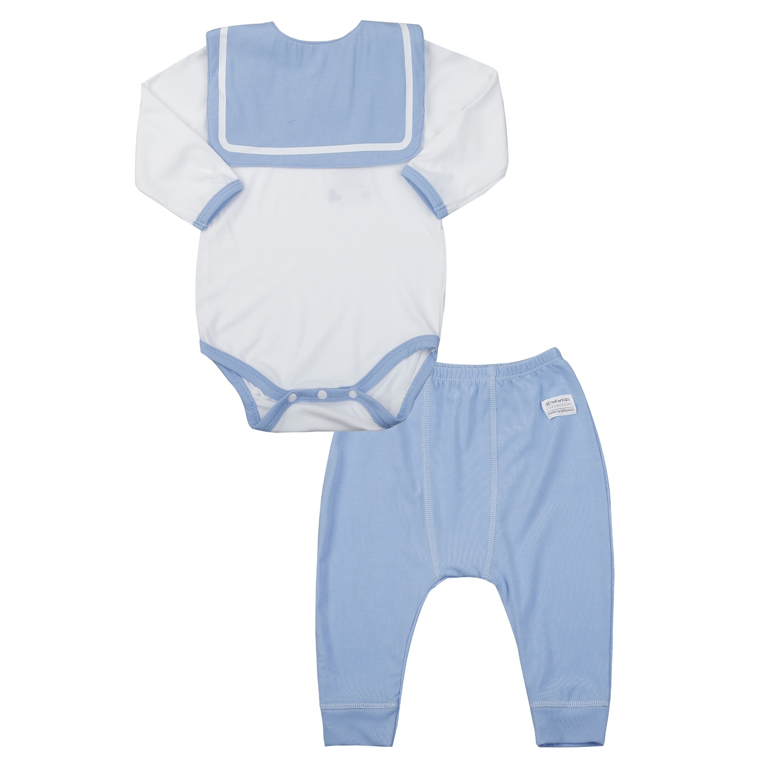 Bộ body bẹn dài KidsPlaza Otis ND25H (Trắng Xanh Nhạt)