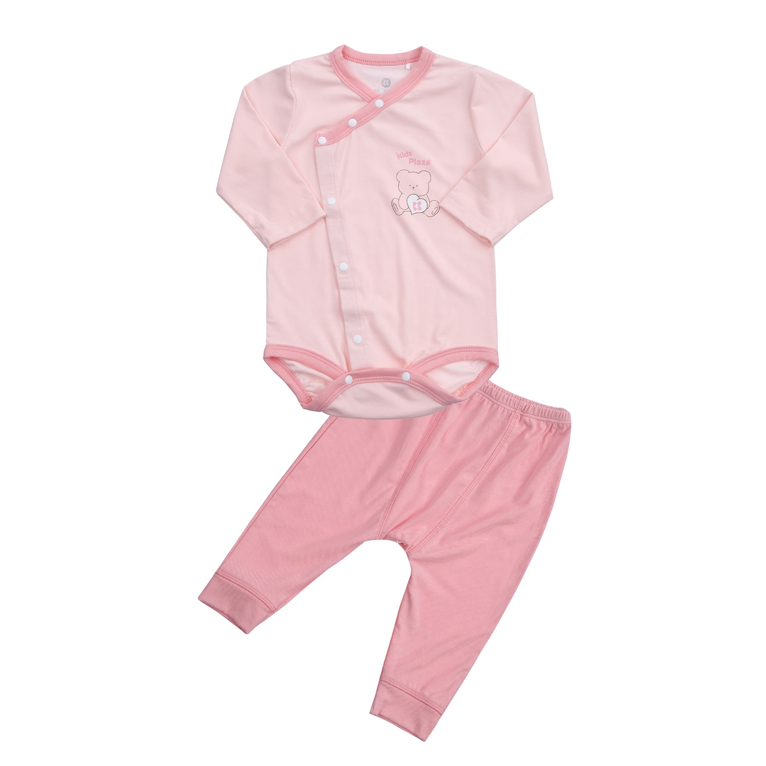 Set body bẹn dài tay KidsPlaza Otis ND24H (Hồng) hình 1