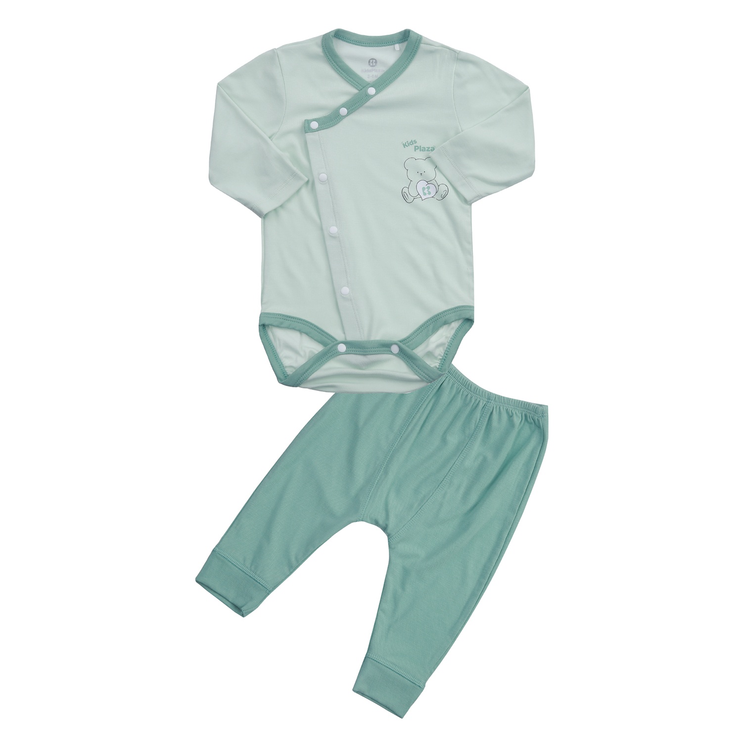 Set body bẹn dài tay KidsPlaza Otis ND24H (Xanh cốm) hình 2