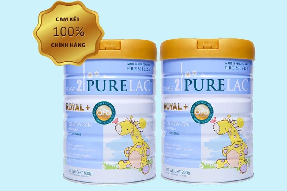 Sữa Purelac số 2 800g cho bé từ 6-12 tháng tuổi của New Zealand hình 2