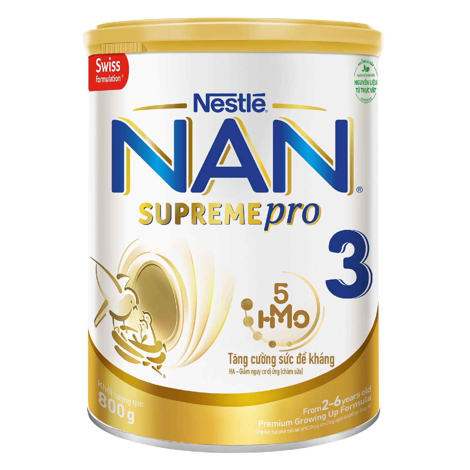 Sữa Nan Supreme Pro số 3 5-HMO 800g (2-6Y) hình 1