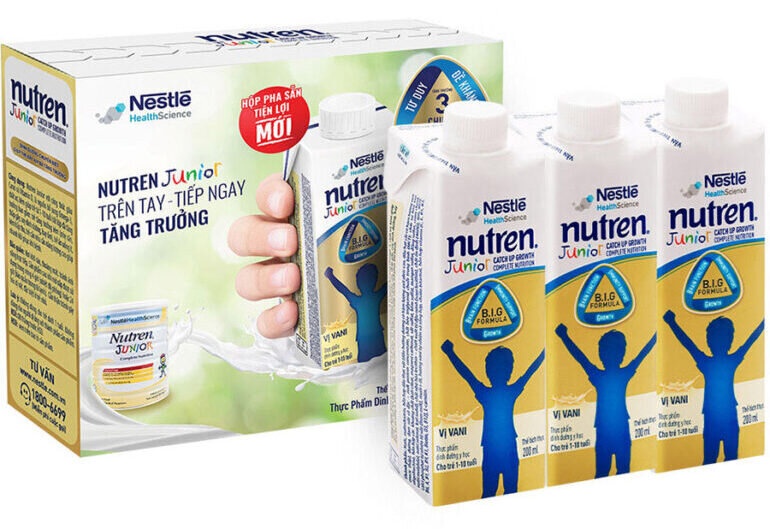 Combo 2 hộp sữa pha sẵn Nutren Junior 200ml (Hàng KM) hình 1