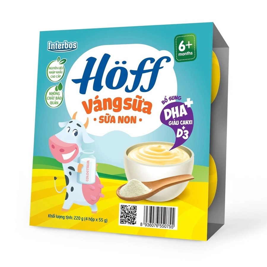 Váng sữa Hoff vị sữa non 4x55g hình 1