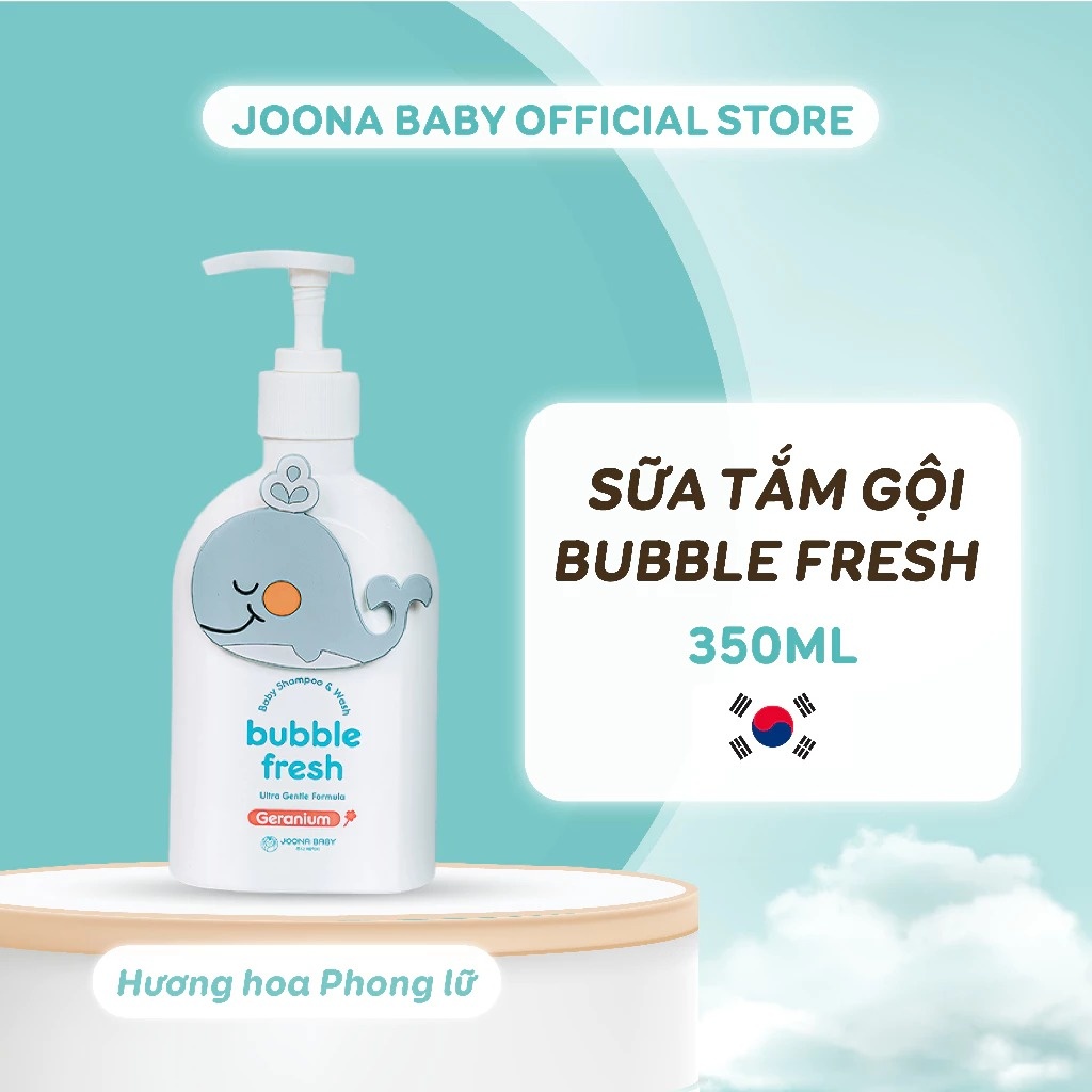 Sữa tắm gội Bubble Fresh hương Geranium 350ml