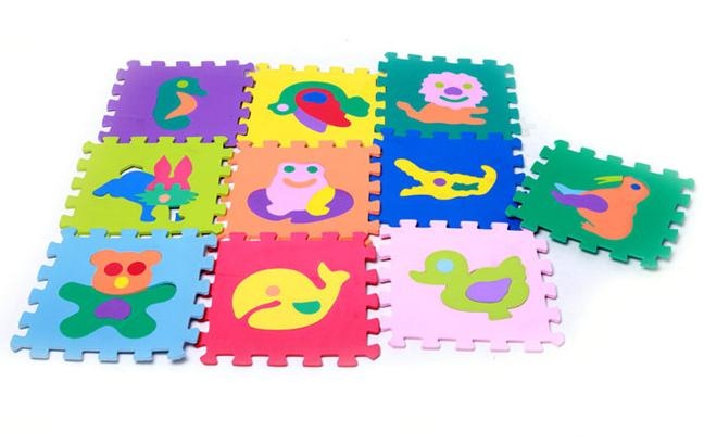 Bộ thảm xốp động vật  30*30 hình 1