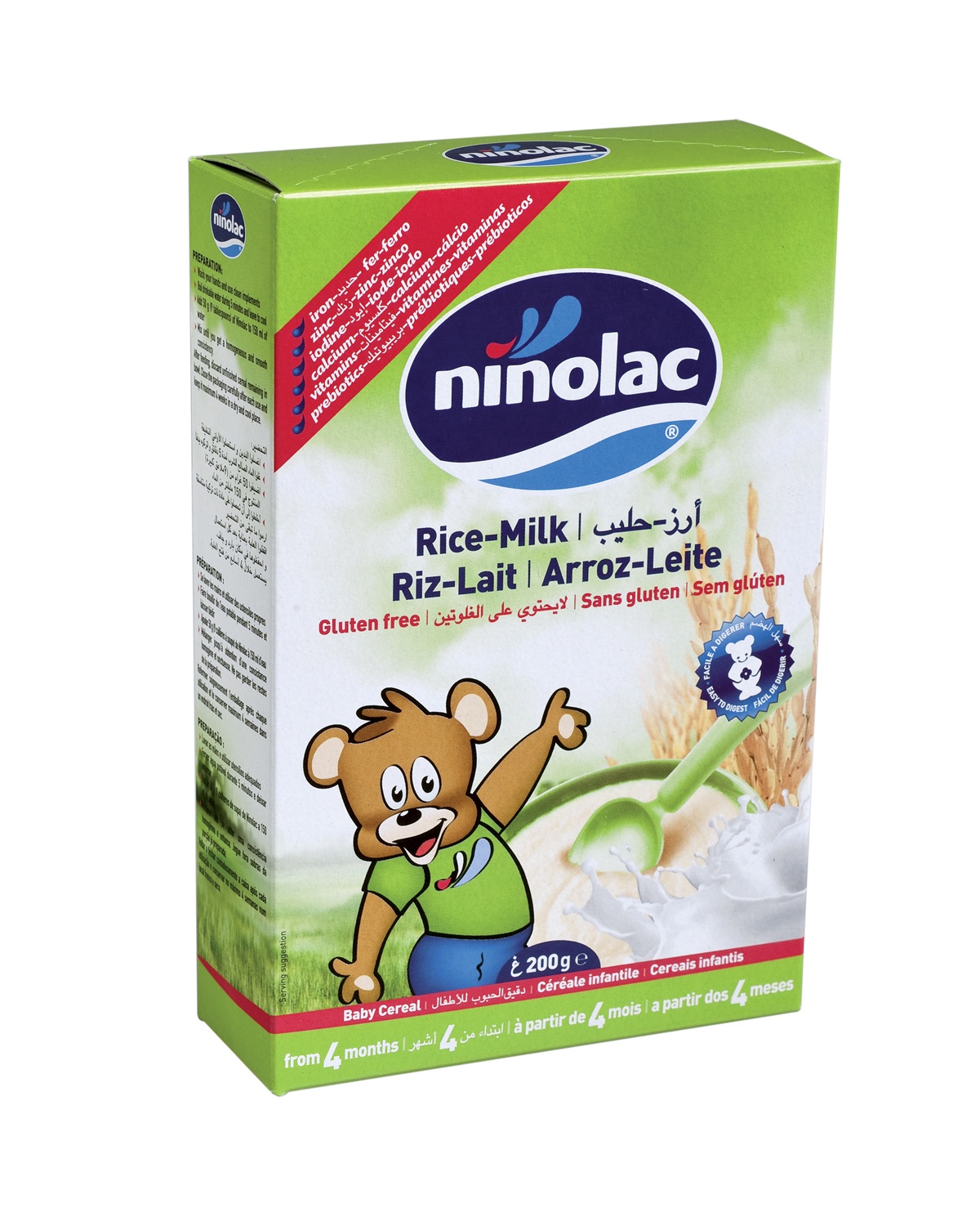 Sữa gạo Ninolac 200g | KidsPlaza.vn Bột ăn dặm Ninolac sữa gạo 200g hình 1