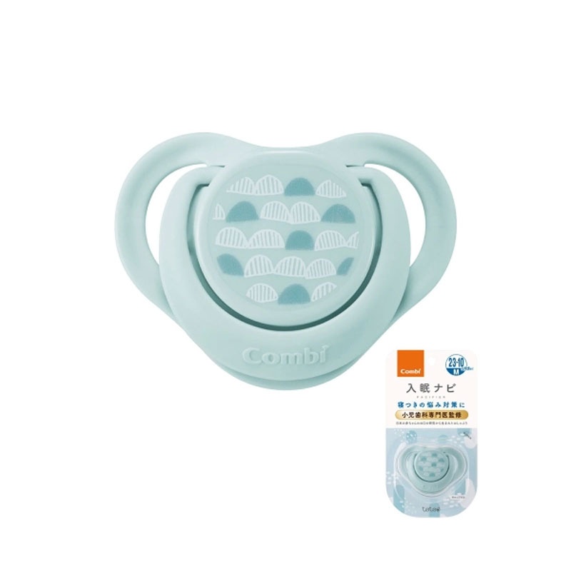 Ty ngậm Combi siêu nhẹ size M 3-10M (Xanh) hình 2