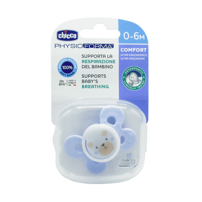 Ty ngậm Chicco Comfort 0-6m (xanh) hình 3